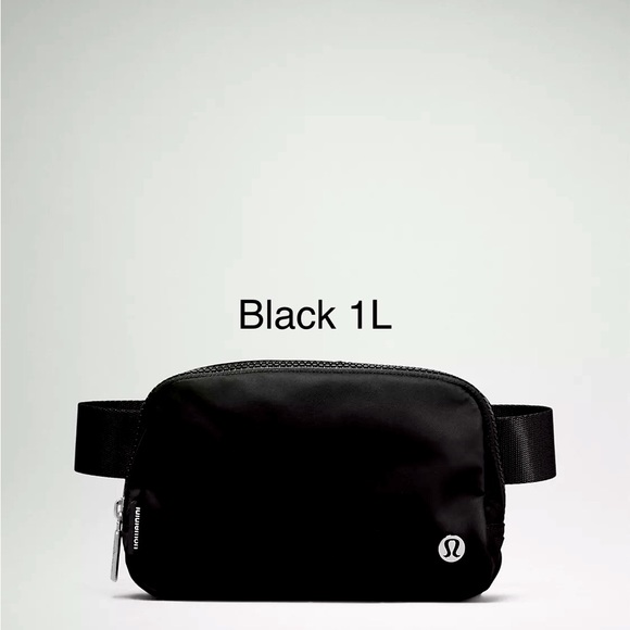 lululemon athletica Handbags - Lululemon black Everywhere Belt Bag 1L